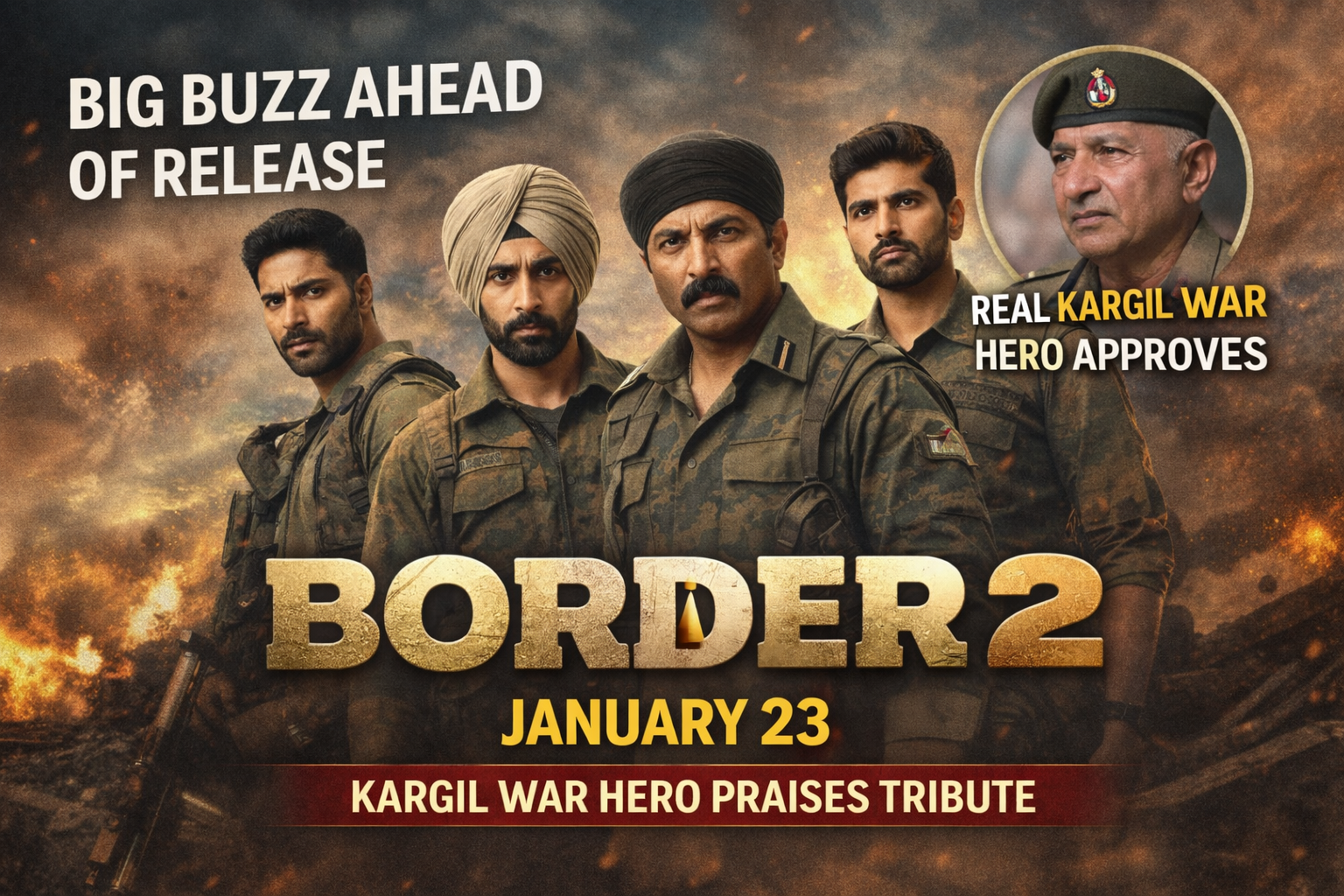 Border 2 Builds Massive Buzz Ahead of January 23 Release, Kargil War Hero Praises Tribute